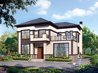 中式別墅，適合農(nóng)村自建，美觀大氣還實(shí)用，就是這么奢華大氣