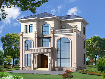 簡(jiǎn)而不凡，三層舒居，輕浪漫歐風(fēng)別墅自建房設(shè)計(jì)圖