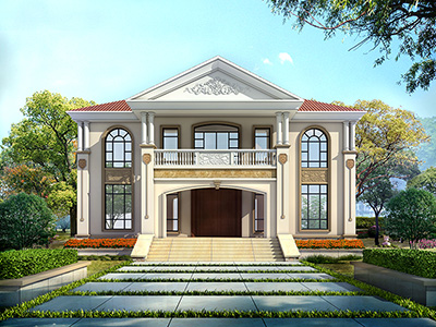 時尚前衛(wèi)二層簡歐別墅，鄉(xiāng)村建房新姿勢！