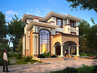 三層現(xiàn)代別墅，布局完美，百看不厭。