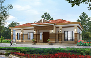 一層歐式鄉(xiāng)墅，簡單房子，不簡單的生活。