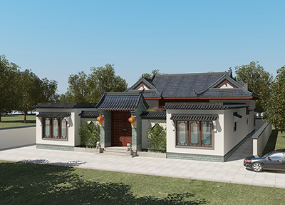 中式四合院設(shè)計，性價比首選設(shè)計圖紙，經(jīng)典傳承！