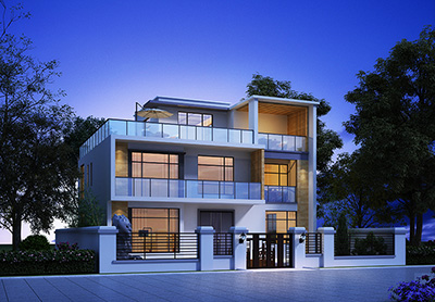 農村二層小別墅設計圖，簡約風格，現(xiàn)代人的最愛