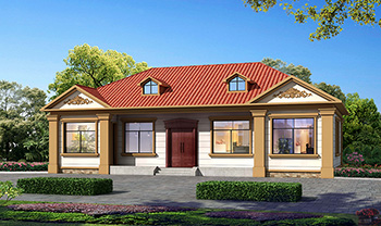 農村自建房設計圖，一層小別墅，只需15萬就能建