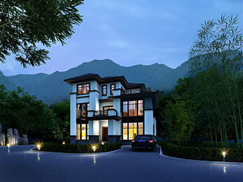 農村自建房設計圖，新中式別墅設計