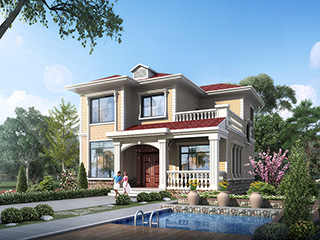 二層別墅設計圖，二層歐式小別墅，滿足您的所有需求。