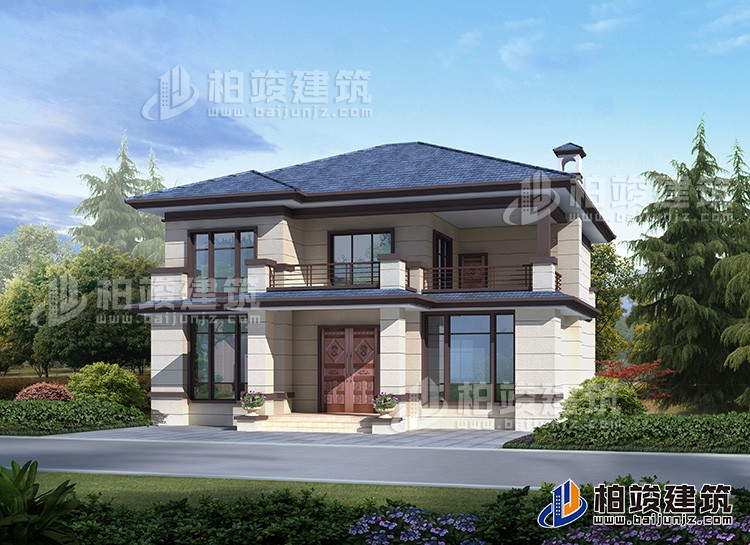 農村二層小別墅設計圖，新中式風格，這才是實用的好房！