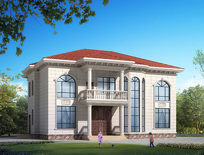 農(nóng)村獨(dú)棟房屋設(shè)計(jì)圖，二層小別墅，家家戶(hù)戶(hù)都喜歡的設(shè)計(jì)！