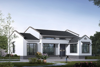 農(nóng)村一層小別墅，簡約不失奢華，造價(jià)便宜！