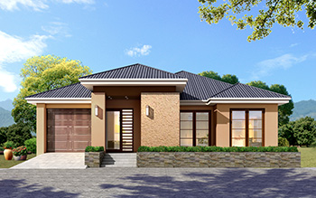 農(nóng)村一層房屋設(shè)計(jì)，精美的代表作。