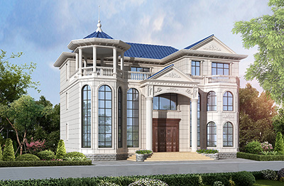 豪華別墅設計圖，看到立馬就分享了。