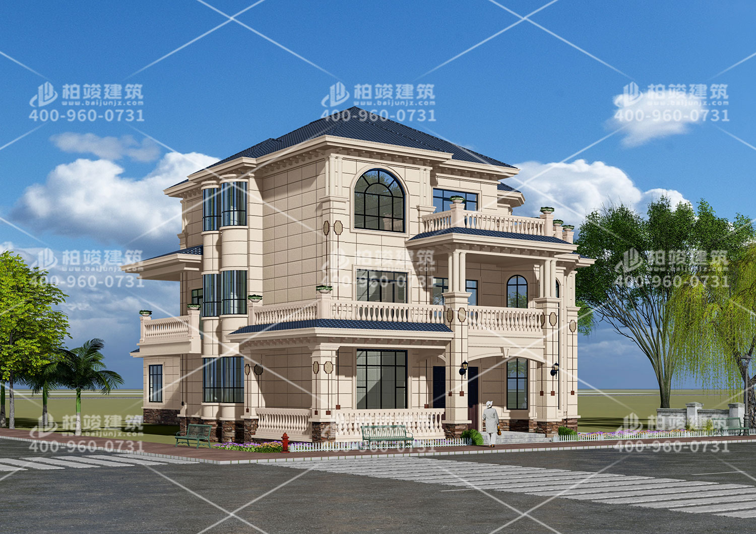 桐鄉(xiāng)張總定制大別墅，十里八鄉(xiāng)都傳開了，倍有面！