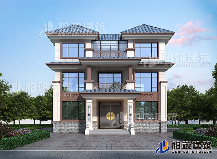 江西省余干區(qū)定制設(shè)計的自建房設(shè)計圖紙，很多人選擇的款式。