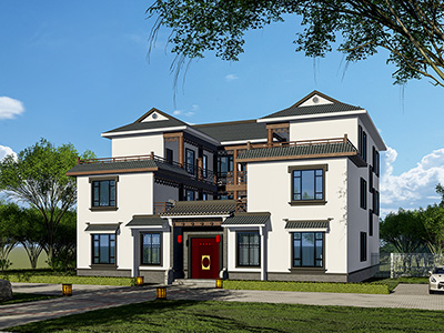 現(xiàn)在建房不再單調(diào)了，有很多風(fēng)格的選擇。