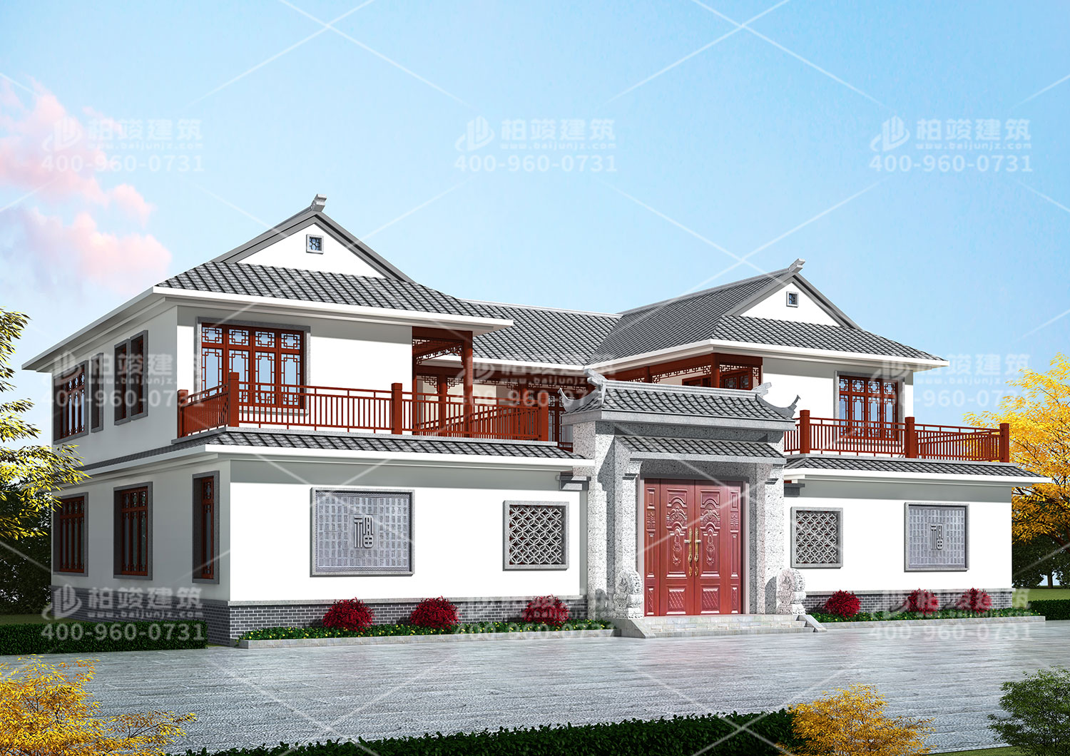 安鄉(xiāng)梅總定制四合院別墅設(shè)計(jì)圖。