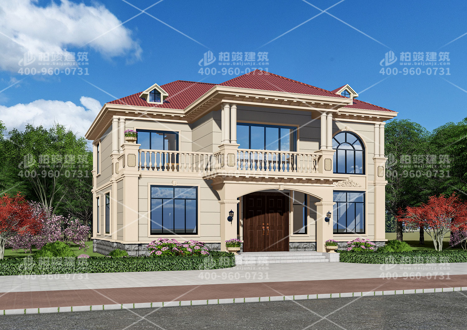 三層別墅設(shè)計(jì)圖紙及效果圖大全，千金不換的房子。