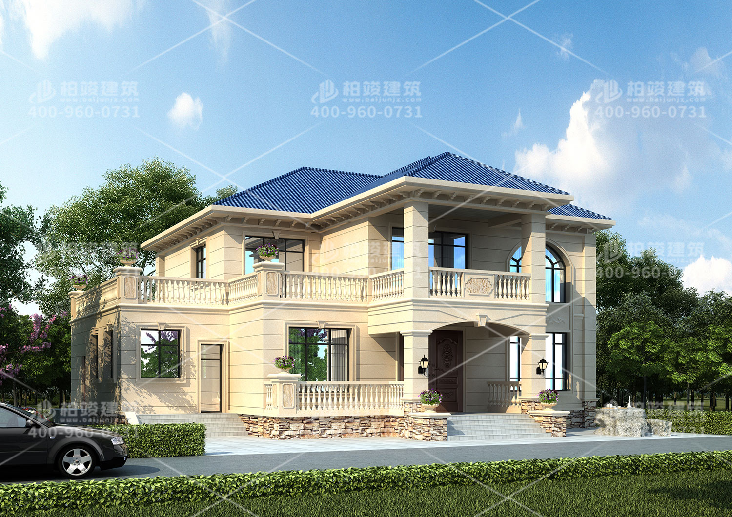 農(nóng)村蓋房圖紙，帶陽(yáng)臺(tái)陽(yáng)光充足。