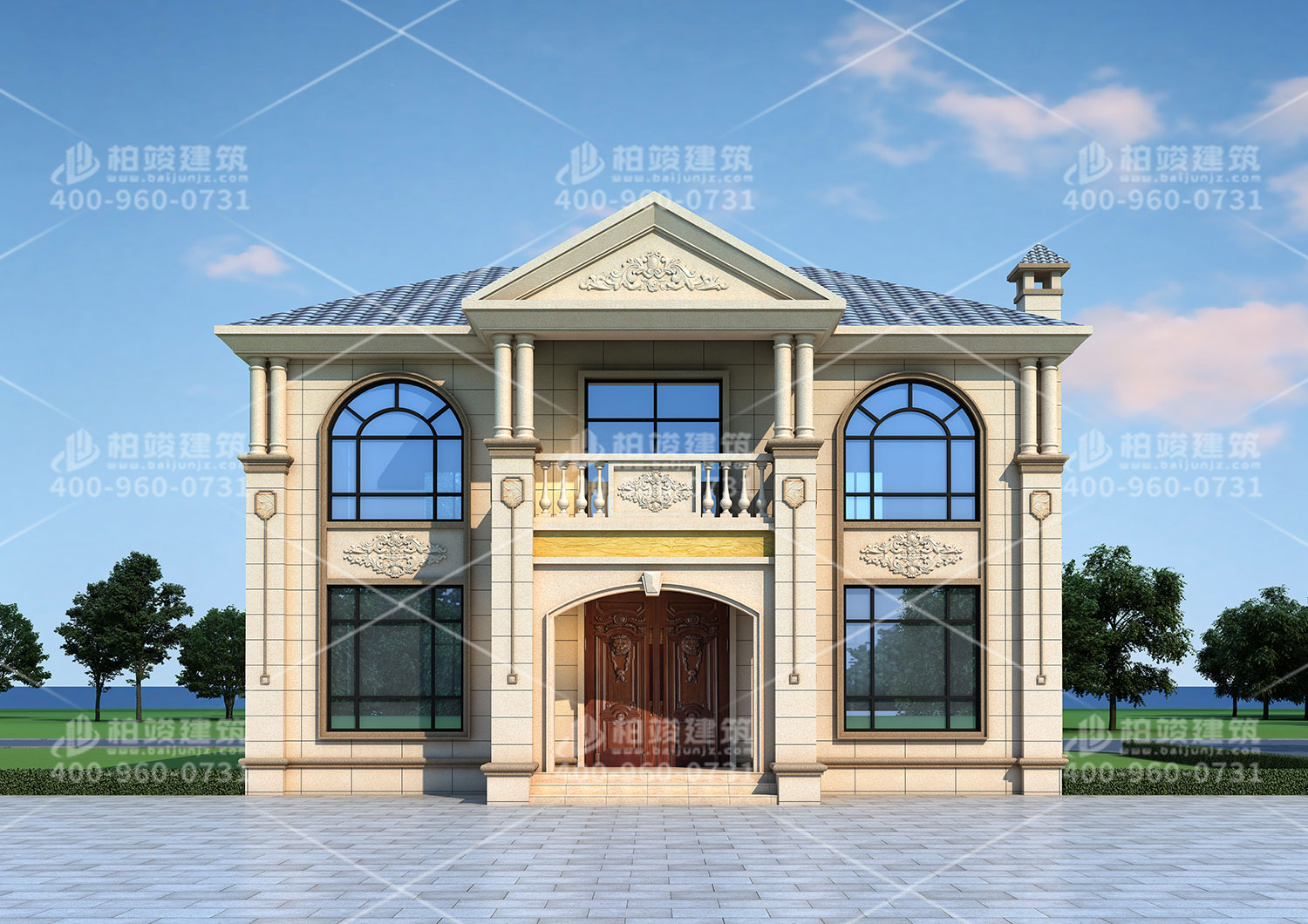 二層小別墅建筑設(shè)計(jì)圖，全套經(jīng)典圖紙。