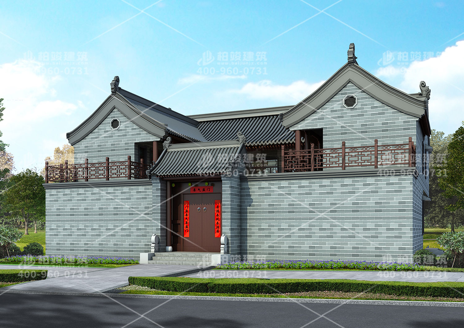 農(nóng)村自建房圖紙大全，中式風(fēng)格好房子。