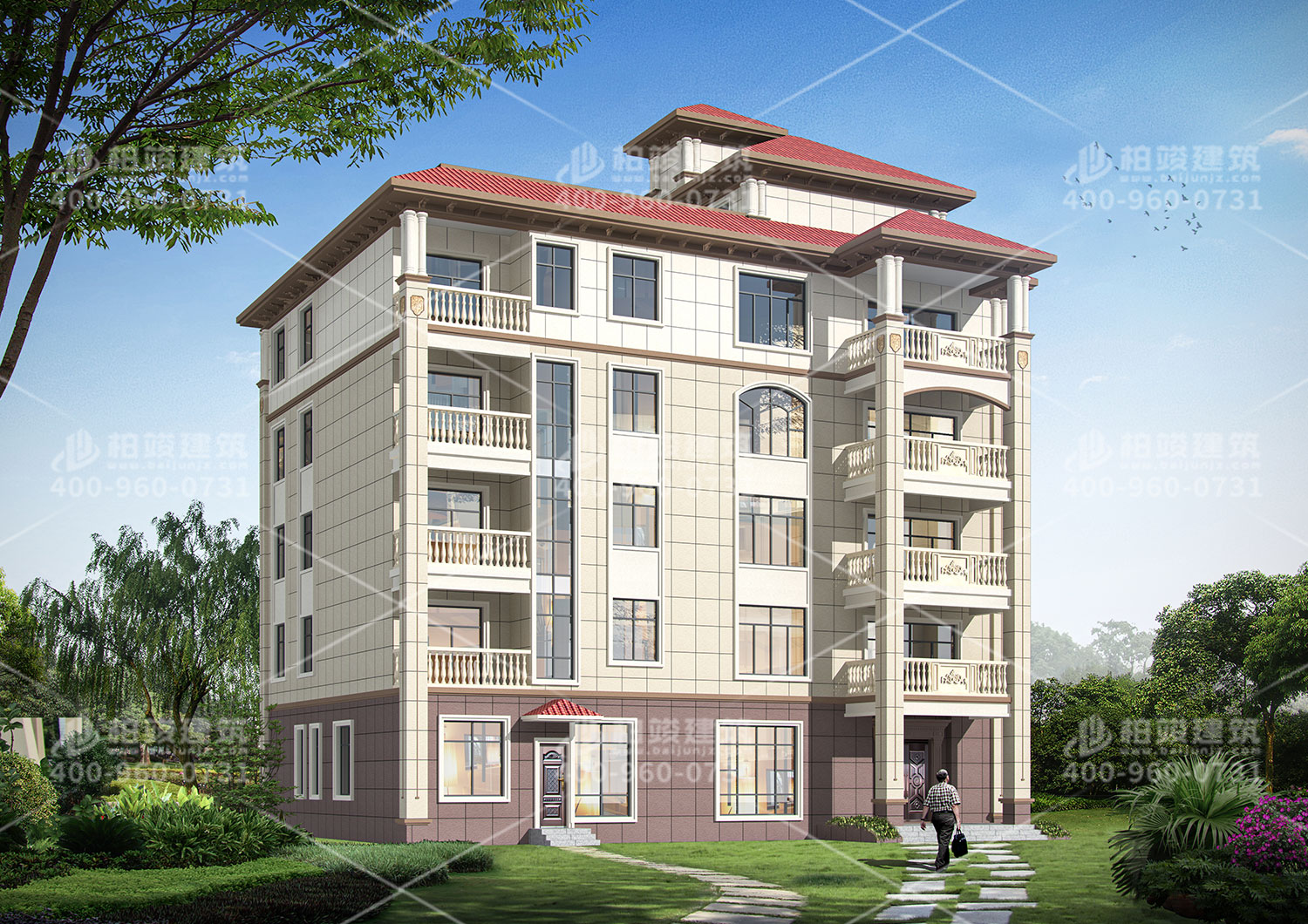 新形農(nóng)村住宅設(shè)計(jì)圖，比村長(zhǎng)家的別墅還好。