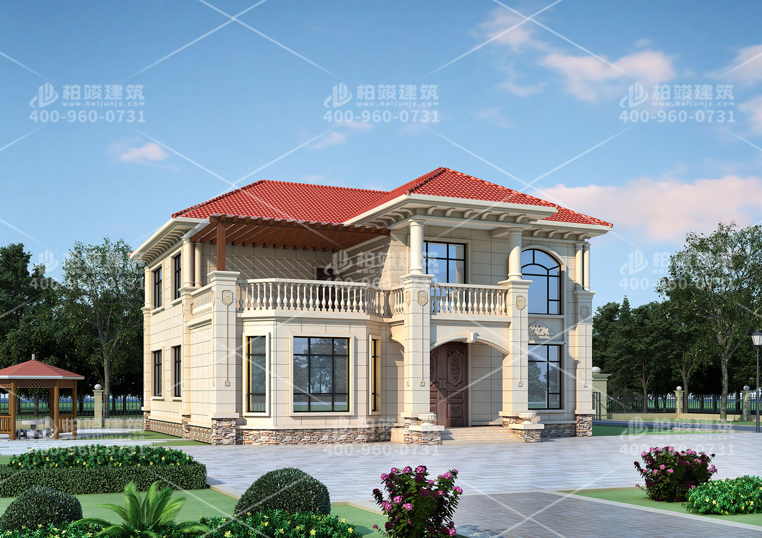 自建小別墅設(shè)計，恬靜悠閑的生活居所。