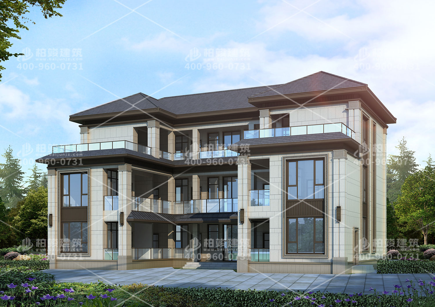 鄉(xiāng)村雙拼別墅設(shè)計(jì)，全村的心動(dòng)選擇。