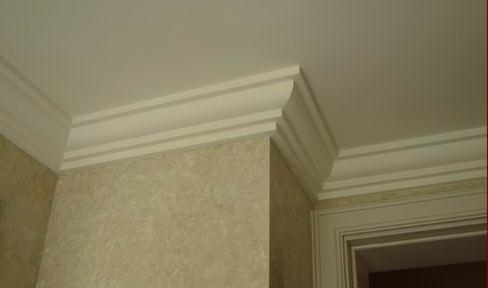自建房的石膏線很漂亮。石膏線的功能。