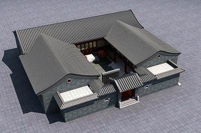 最美四合院效果圖設(shè)計(jì)大全。