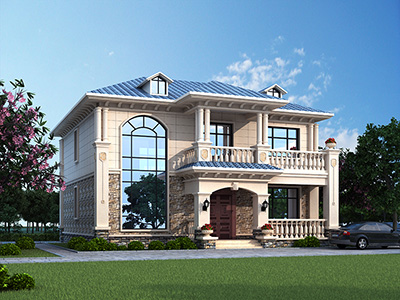 歐式二層房屋設(shè)計圖，造價35萬經(jīng)濟實惠。