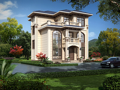 三層樓房設(shè)計(jì)圖，框架結(jié)構(gòu)，占地133平方米。