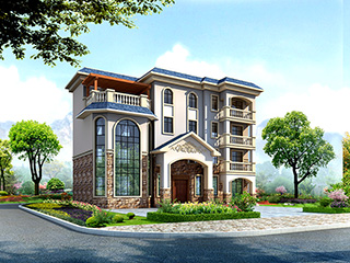 豪華歐式四層大型別墅設(shè)計(jì)圖紙，高端大氣上檔次！