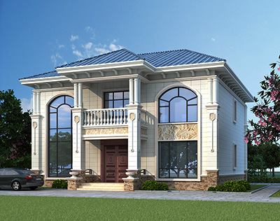 二層樓房設(shè)計(jì)圖 農(nóng)村帶架空層房子圖紙BZ2598-簡(jiǎn)歐風(fēng)格