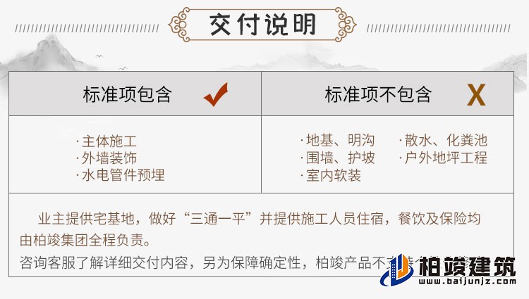農(nóng)村三層中式別墅可以領包入住C2001-新中式風格